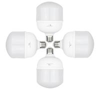 Maclean MCE Pack de 4 Bombillas LED E27 Bombillas LED Ángulo de Luz de 200 grados Alto Rendimiento Ultrabrillante (4x 48W, Blanco Frío)