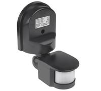 Maclean MCE25 Detector de Movimiento por Infrarrojos | Sensor de Movimiento y Crepuscular | Ángulo de Detección: 180° | Rango de Detección: 5-12 m | Instalación Exterior Techo Pared (1, Gris)