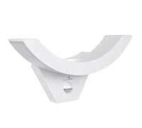 Maclean MCE290-Lámpara LED Decorativa con Sensor de Movimiento por Infrarrojos, lámpara de Pared, Interior, iluminación Exterior, 800 LM, 10 W, IP54, Resistente al Agua, Color Blanco