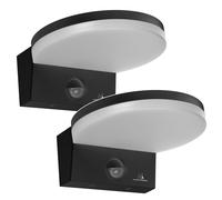 Maclean MCE344 B Lámpara LED PIR 15W IP65 1560 lm 4000K - Pack 2