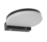 Maclean MCE346 Aplique LED 15W 1300lm para Exterior e Interior, Aplique IP65 Lámpara Impermeable 4000K, Blanco neutro (Gris)