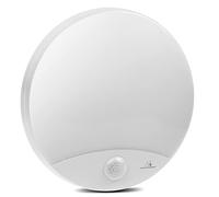 Maclean MCE357 W Detector de movimiento Lámpara LED, infrarrojos, blanca, 10W, IP44, blanco natural (4000K), 900lm