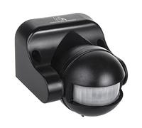 Maclean MCE358 B Sensor de Movimiento por Infrarrojos Sensor PIR de 180° con Sensor Crepuscular Infrarrojo IP44 | Uso en Interiores y Exteriores | Alcance hasta 12 m | Carga 300/1200W