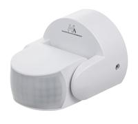 Maclean Detector de movimiento MCE468 B - PIR IP65, Alcance 12 m, Negro, Carga 600/1200 W
