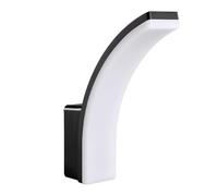 Maclean MCE511 Aplique LED, Iluminación de Pared para Interior y Exterior, Lámpara 20W, IP65 Resistente al Agua, 2750lm, Blanco Neutro 4000K, Rango de Detección: máx. 10m (Negro)