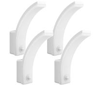 Maclean MCE512 Aplique LED con Sensor de Movimiento y Crepuscular, Iluminación de Pared para Interior y Exterior, Lámpara 20W, IP65 Resistente al Agua, 2000lm, Blanco Neutro 4000K (Blanco x4)