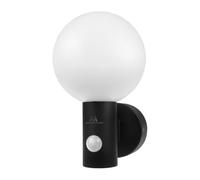 Maclean MCE515 B Lámpara LED con detector de movimiento PIR, 15W, IP65, 1600lm, 4000K