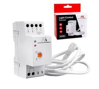 Maclean Sensor interruptor crepuscular MCE83 – IP65, montaje en carril DIN