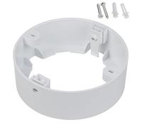 Maclean Panel de Luz LED de Techo Foco con Montaje Empotrable 9W Marco Adaptador Redondo 120 mm Blanco