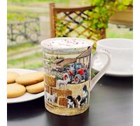 Macneil Studios - Taza de café de cerámica de Lesser & Pavey Collie & Sheep para el hogar o el trabajo, tazas de diseño premium para todas las ocasiones, bonitas tazas para té, café y bebidas
