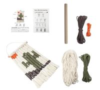 Macrame de pared - Elegante alfombra de diseño bohemio, Macrame Art DIY Boho Alfombra, Hecho a mano Decoración de fibra de algodón, acento de interior artístico para el hogar dormitorio Oficina
