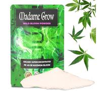 MADAME GROW Wild Bloom Powder 100g - Fertilizante Universal para Plantas Verdes y Floración - Abono Soluble en Polvo para Interior y Exterior - Nutrientes para Crecimiento y Flores