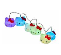 MADCOW - Guirnalda luminosa LED Hello Kitty HK811316 para decoración de dormitorios, fiestas temáticas y merchandising, 1,20 m con 6 cabezas distintas, 7 colores y 2 modos de iluminación, diseño inalá