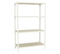 Maderclick Estantería metálica Superplus (Al x An x Pr: 150 x 110 x 40 cm, Capacidad de carga por balda: 200 kg, Número de baldas: 4 ud.,...