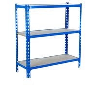 Maderclick Estantería metálica Superplus (Al x An x Pr: 90 x 110 x 30 cm, Capacidad de carga por balda: 200 kg, Número de baldas: 3 ud., Inserción,...