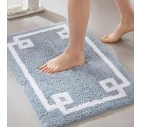 Madison Park Absorbente, de Secado rápido, diseño de SPA, decoración para Cuarto de Ducha, Azul, 50,8 cm x 76,2 cm