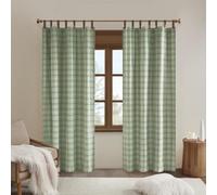 Madison Park Anaheim - Cortina a Cuadros para Ventana, Forro Polar con Aislamiento térmico, decoración de Sala de Estar, Cortina de Bloqueo de luz para Dormitorio, Paquete de 1 Panel, 50 x 84