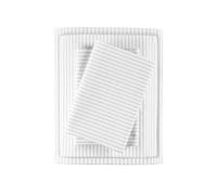 Madison Park Essentials - Juego de sábanas de algodón 100% algodón, Transpirables y Suaves, diseño Impreso, Juego de sábanas de algodón con Bolsillo elástico Que se Adapta a colchones de hasta 17
