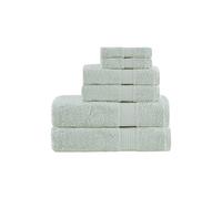 Madison Park Juego de Toallas de baño 100% algodón orgánico, Calidad de Hotel y SPA, Altamente absorbentes, de Secado rápido, Incluye para Ducha, Lavado de Manos y paño Facial, Varios tamaños, Espuma