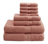 Madison Park Lujoso Juego de Toallas de baño de Lujo 100% algodón de 800 g/m, Coral, Multi-Sizes
