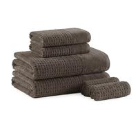 Madison Park Spa Waffle - Juego de toallas lujosas 100% algodón, tejido gofre de textura premium, altamente absorbente, secado rápido, calidad de hotel y spa, ropa de lavado para baño, varios tamaños,