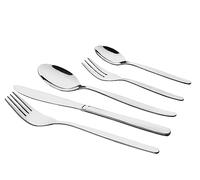 MÄSER Juego de cubertería para 12 personas, 60 piezas, de acero inoxidable, apto para lavavajillas, cubiertos para servir, incluye cuchara, tenedor de menú, cuchillo, cuchara de té y tenedor para