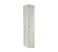 MAESTRO FERRETERO Taquilla Metálica de Vestuario Desmontada 1 Puerta 1 Módulo Gris (300 x 1800 x 460 cm) Uso Profesional en Chapa de Acero