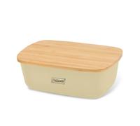 Maestro Organizador de Panes en Bambú con Tapa 35x24x12 cm MR-1776 IVORY