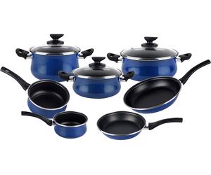 Magefesa Batería de Cocina Paula New de 7 Piezas con Revestimiento Antiadherente