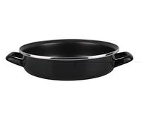 MAGEFESA Black - Molde de Horno 28cm de Acero vitrificado Exterior Negro. Antiadherente bicapa Reforzado, Apto también para Todo Tipo de cocinas, Especial inducción. 50% de Ahorro energético.