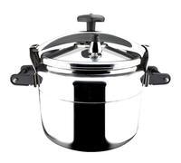Magefesa Chef - Olla Express Profesional de 15 Litros, Fabricada en Aluminio, Apta para Gas, Vitrocerámica y Eléctrica, 3 Sistemas de Seguridad