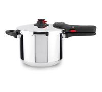 Magefesa EasyClick - Olla Express Rápida de 6 Litros, Acero Inoxidable 18/10, Apertura Fácil, Todo Tipo de Cocinas, Inducción, 2 Modos de Presión