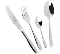 Magefesa Iria - Set de 24 Cubiertos, 6 Cucharillas, 6 Cucharas, 6 Cuchillos de Mesa y 6 Tenedores, Acero Inoxidable, Uso Diario, Mango Ergonómico
