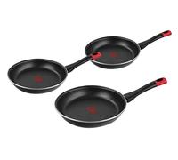MAGEFESA Kilauea juego de 3 sartenes 20/24/26 cm con revestimiento antiadherente bicapa reforzado con indicador de temperatura Itemp, 1114953