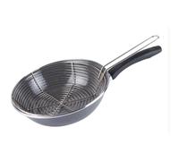 Magefesa Parma - Sartén freidora con cestillo 26cm, recubrimiento esmaltado, limpieza lavavajillas apta para cocinas de gas, vitrocerámica y gas, Vitrinor, Fabricada en España
