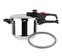 Magefesa Practika Plus - Olla Express Rápida 3.2L + Junta de Silicona, Acero Inoxidable 18/10, Sensor de Presión, Para Inducción, Ahorro Energético