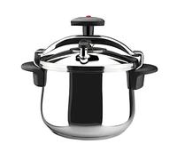Magefesa Olla a presión Star Inox 6 L – Acero inoxidable 18/10, para inducción, válvula giratoria