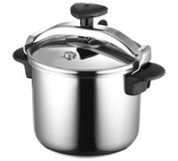 Magefesa Star Recta - Olla Express Tradicional 8L, Acero Inoxidable 18/10, para Todo Tipo de Cocinas, Inducción, 3 Sistemas de Seguridad