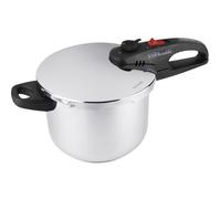 MAGEFESA VERSATILE Olla a Presión Súper Rápida de 6L, Acero Inoxidable 18/10, 2 Modos de Presión y 5 Sistemas de Seguridad