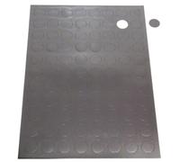 Magflex® Auto Adhesivo Puntos Magnéticos Flexibles Para Crear Imágenes Magnéticas, Obras de Arte, Letreros O Pantallas - 20mm de Diámetro - 88 Por Hoja A4 - Paquete de 10
