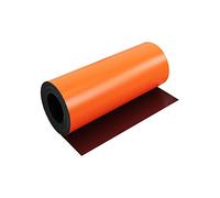 Magflex® Hoja Magnética Matt Orange Matt Para Crear Imágenes Magnéticas, Obras de Arte, Letreros O Pantallas - 300mm de Ancho - 5 M de Longitud