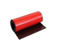 Magflex® Hoja Magnética Matt Red Matt Para Crear Imágenes Magnéticas, Obras de Arte, Letreros O Pantallas - 300mm de Ancho - 1 M de Longitud