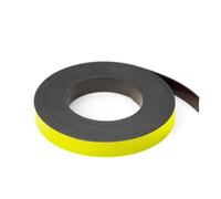 Magflex® Lite Flexible Matt Matt Yellow Magnetic Tape Para Pizarras, Tableros de Notificación O Archivadores - 12.7mm de Ancho - 5 M de Longitud - Paquete de 5