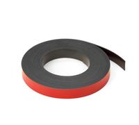 Magflex® Lite Flexible Matt Red Magnetic Tape Para Pizarras, Tableros de Notificación O Archivadores - 12.7mm de Ancho - 5 M de Longitud - Paquete de 5