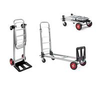Carretilla de Mano de Aluminio 2 en 1 Plegable