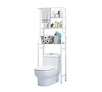 MAGIC SELECT Estantería de Baño sobre Inodoro | Almacenamiento Impermeable, Organizador Multiusos, 3 Baldas, Patas Ajustables en Altura