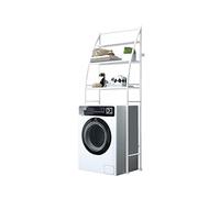 MAGIC SELECT Estantería sobre Lavadora 3 Baldas | Estante de Almacenamiento Impermeable, Organizador Multiusos, Ahorra Espacio Patas Ajustables en Altura