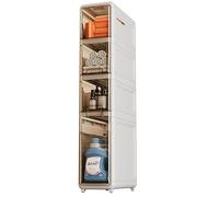 MAGIC SELECT Organizador de Baño con Ruedas y Cajones | Mueble Auxiliar, Gabinete de Almacenamiento Estrecho, Armario Lateral Impermeable, Para Toallas de Baño, Cajonera Móvil