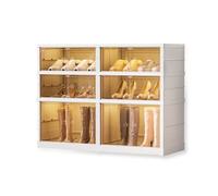 MAGIC SELECT Zapatero Modular Plegable con Puerta Transparente