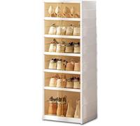 MAGIC SELECT Zapatero Modular Plegable con Puerta Transparente